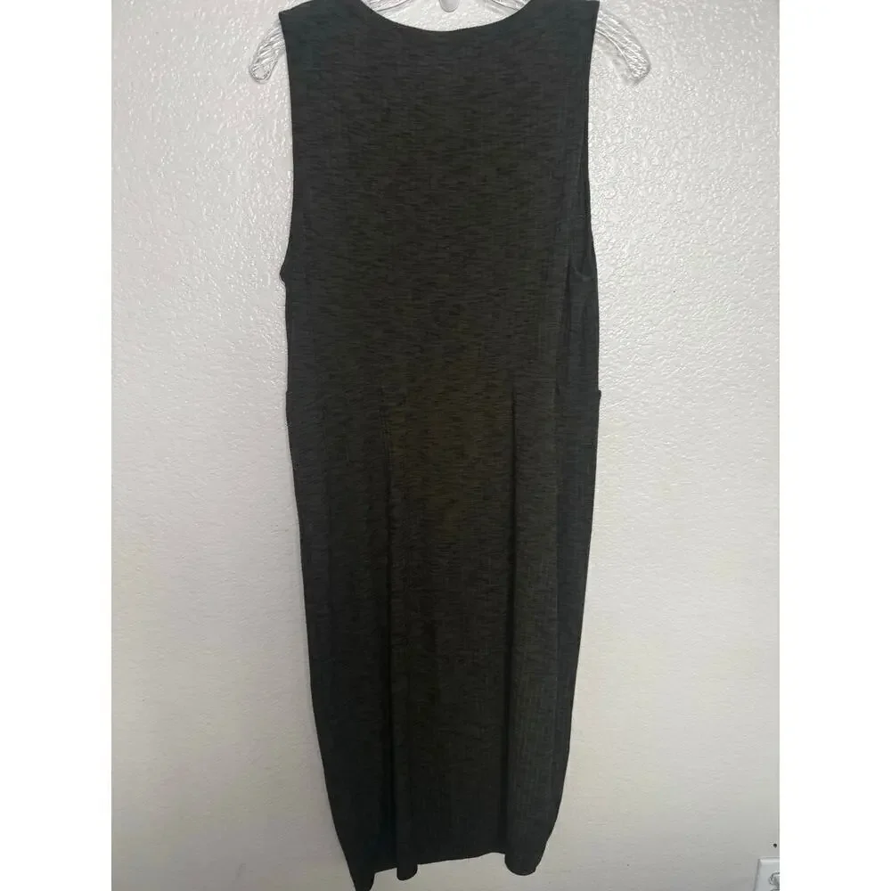 Torrid Women's Ruched Stretch Green Dress Size 1X